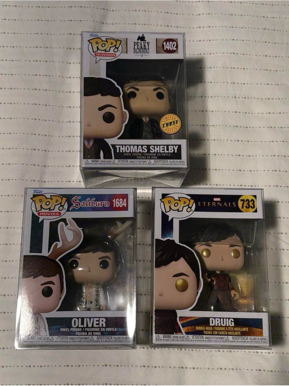 Funko Thomas Shelby CHASE Peaky Blinders Saltburn Oliver Eternals Druig Cillian